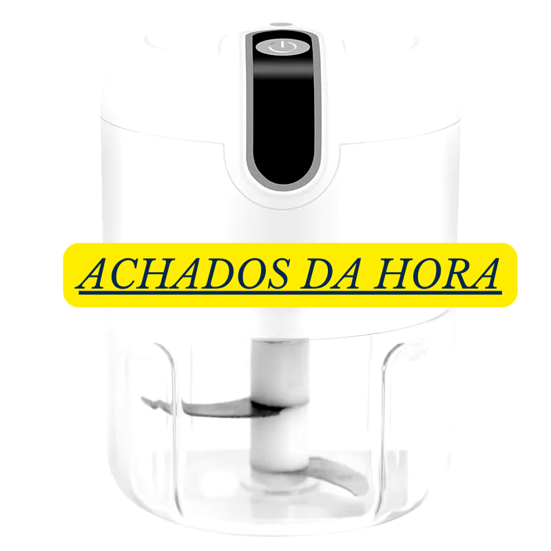 Mini Processador Elétrico Moedor de Carne, Vegetais, Alho ,Fruta Amendoim, Recarregável USB 250ml