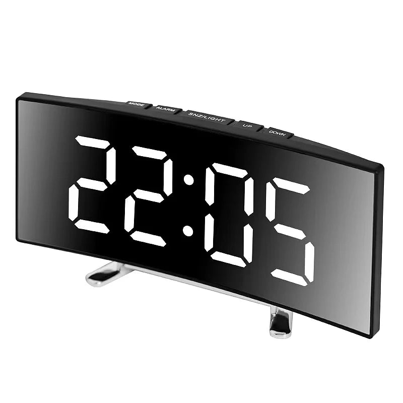 Relógio alarme digital silencioso, perfeito para decoração