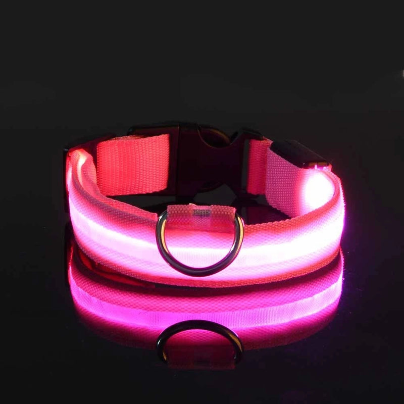 COLEIRA RGB LED PARA CÃES DE PORTE PEQUENO, MÉDIO, E GRANDE