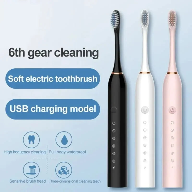 ESCOVA 5 EM 1 AUTOMÁTICA ELÉTRICA, CARREGAMENTO VIA CABO USB
