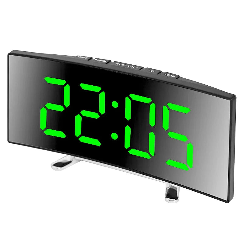 Relógio alarme digital silencioso, perfeito para decoração
